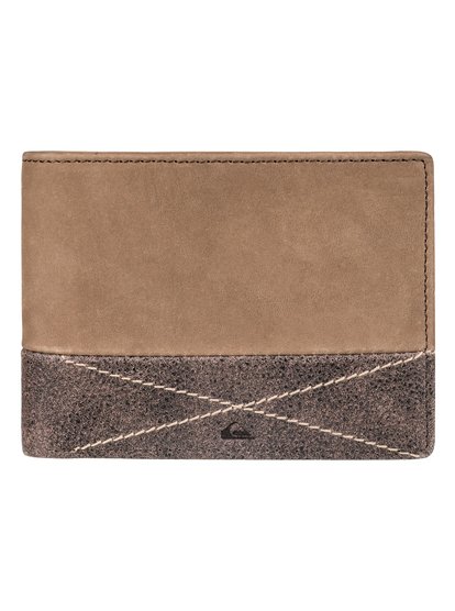 quiksilver, Кожаный кошелек New Classic Plus, BONE BROWN (cmt0) New Classic Plus - Leather Wallet EQYAA03516