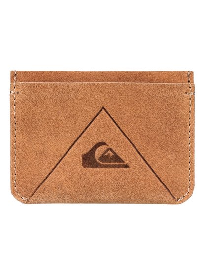 quiksilver, Кожаный кардхолдер Quiksilver, BONE BROWN (cmt0) Quiksilver - Leather Card Holder EQYAA03526