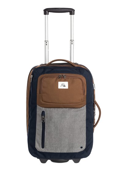 Mens Horizon Modern Original Wheeled Suitcase Mens Horizon Modern Original Wheeled SuitcaseМужской чемодан Horizon Modern Original Wheelie.ХАРАКТЕРИСТИКИ: полиэстер 600D, два основных отделения одно над другим, удобная набивная рукоятка и скейтовые колеса, ярлык Quiksilver, подходящий размер для ручной клади, телескопическая ручка, внутреннее отделение для ноутбука диагональю до 15 дюймов, удобный карман, легкая база, размер – 48 x 32 x 21 см, объем – 32 л, вес – 2.3 кг.СОСТАВ: 100% полиэстер.<br>