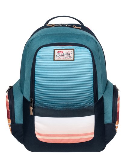 quiksilver, Рюкзак среднего размера Schoolie, NASTURTICM EVERYDAY STRIPES (mkm3) Schoolie - Medium Backpack EQYBP03391