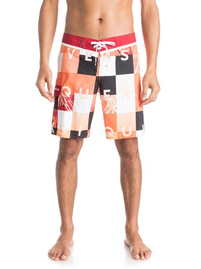 Mens Check Remix 19 Boardshorts Mens Check Remix 19 BoardshortsМужские бордшорты REPREVE® Check Remix 19 от Quiksilver.ХАРАКТЕРИСТИКИ: линейка V-Waist, технологичный материал REPREVE™ из переработанной синтетики сертифицированного происхождения, длина бокового шва – 48,3 см (19), короткая ширинка со вставкой из лайкры и плоской шнуровкой.СОСТАВ: 100% переработанный полиэстер REPREVE®.<br>