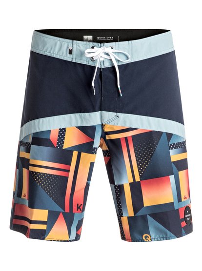 quiksilver, Бордшорты Check Crypt Vee 19", NAVY BLAZER (byj6) Check Crypt Vee 19" - Board Shorts EQYBS03576