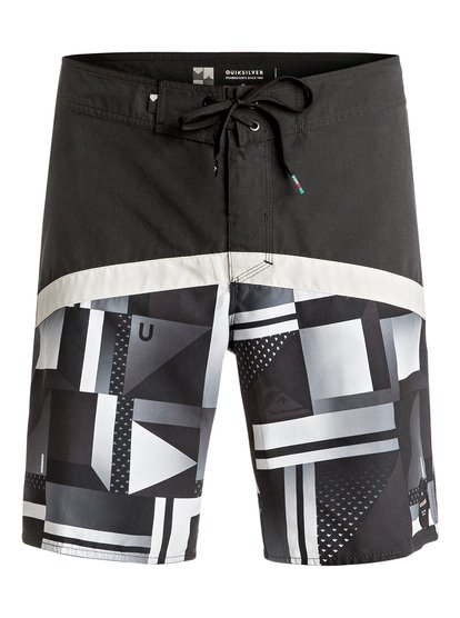 quiksilver, Бордшорты Check Crypt Vee 19", BLACK (kvj6) Check Crypt Vee 19" - Board Shorts EQYBS03576