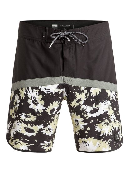 quiksilver, Бордшорты Crypt Scallop 18", BLACK (kvj6) Crypt Scallop 18" - Board Shorts EQYBS03599