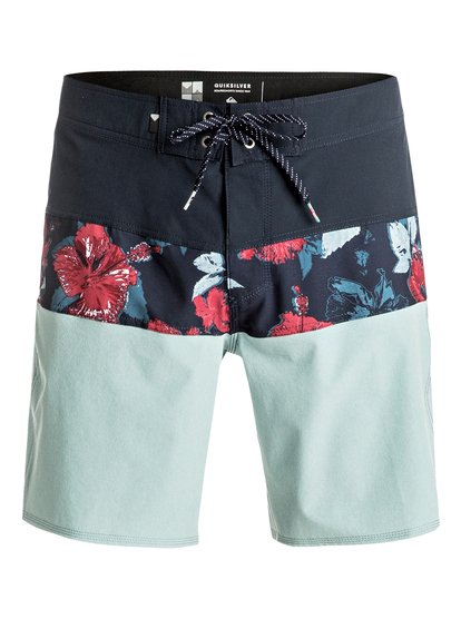 quiksilver, Бордшорты Panel Blocked Vee 19", STONE BLUE (bhy6) Panel Blocked Vee 19" - Board Shorts EQYBS03632