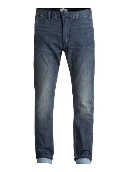 quiksilver, Узкие джинсы Athletic Coolmax, COOL BLUE (bmcw) Athletic Coolmax - Tapered Fit Jeans EQYDP03335
