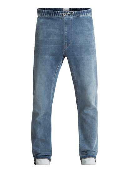 quiksilver, Джинсовые джоггеры Fonic Straight Salty Stone, SALTY STONE (bfgw) Fonic Straight Salty Stone - Slim Fit Denim Joggers EQYDP03338