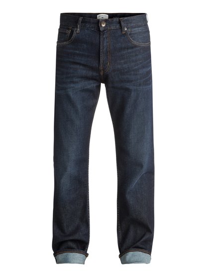 quiksilver, Свободные джинсы High Force Blue Glass, BLUE GLASS (bsnw) High Force Blue Glass - Relaxed Fit Jeans EQYDP03342