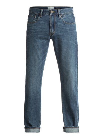 quiksilver, Классические джинсы Sequel Medium Blue, MEDIUM BLUE (bygw) Sequel Medium Blue - Regular Fit Jeans EQYDP03344