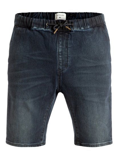 quiksilver, Джинсовые шорты Fonic Blue Black, BLUE BLACK (byjw) Fonic Blue Black - Denim Shorts EQYDS03067
