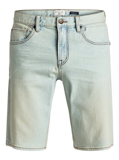 quiksilver, Джинсовые шорты Revolver Bleached, BLEACHED SURF (bejw) Revolver Bleached - Denim Shorts EQYDS03069
