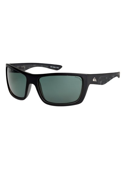 quiksilver, Солнцезащитные очки Hideout Polarised, TORTOISE BLACK/PLZ GREEN (xkkg) Hideout Polarised - Sunglasses EQYEY03018