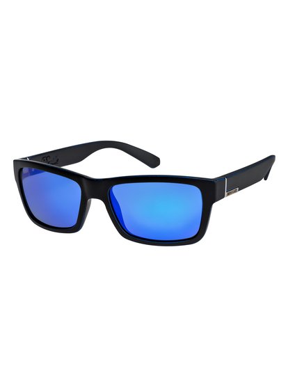 quiksilver, Солнцезащитные очки Deville, MATTE BLACK-WORN BLUE/ML BLUE (xkkb) Deville - Sunglasses EQYEY03043