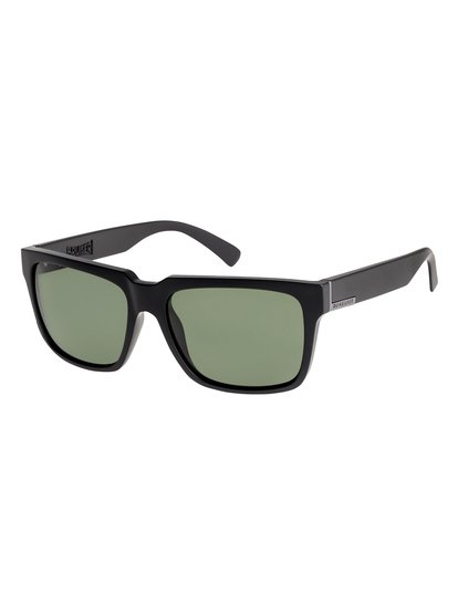 quiksilver, Солнцезащитные очки Bruiser Polarised, MATTE BLACK/ GREEN POLARIZED (xkgg) Bruiser Polarised - Sunglasses EQYEY03076