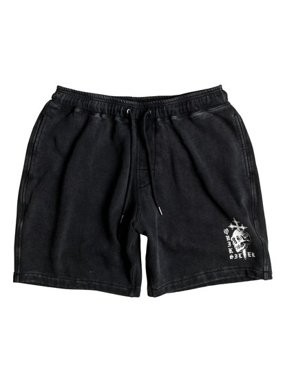 quiksilver, Спортивные шорты Skull Cross, BLACK (kvj0) Skull Cross 19" - Tracksuit Shorts EQYFB03090