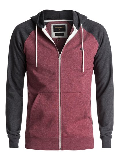 quiksilver, Толстовка на молнии Everyday, POMEGRANATE (rzg0) Everyday - Zip-Up Hoodie EQYFT03429