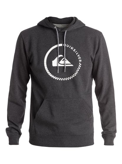 quiksilver, Худи Big Логотип, DARK GREY HEATHER (ktfh) Big Logo - Hoodie EQYFT03432