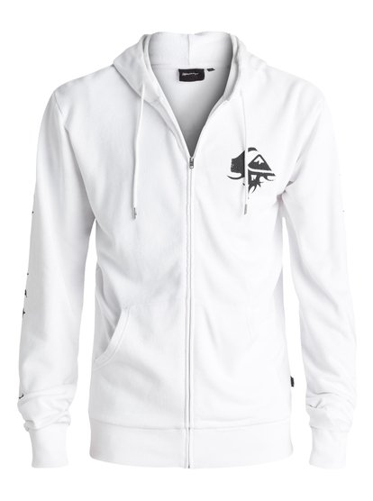 quiksilver, Худи на молнии Double Take, WHITE (wbb0) Double Take - Zip-Up Hoodie EQYFT03571