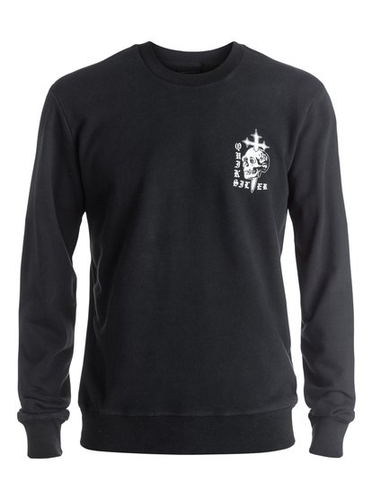 quiksilver, Толстовка Skull Cross, BLACK (kvj0) Skull Cross - Sweatshirt EQYFT03576