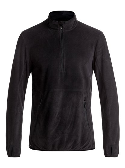 quiksilver, Толстовка на молнии Cosmo, BLACK (kvj0) Cosmo - Polartec® Half-Zip Mid Layer EQYFT03625