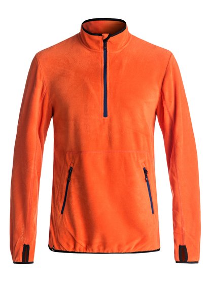 quiksilver, Толстовка на молнии Cosmo, MANDARIN RED (nms0) Cosmo - Polartec® Half-Zip Mid Layer EQYFT03625