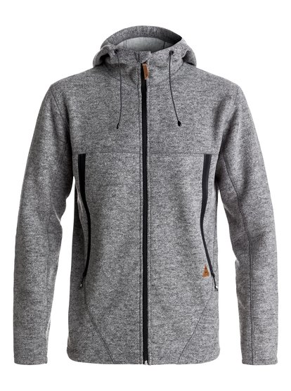 quiksilver, Толстовка на молнии Into The Wild, GREY HEATHER (kpgh) Into The Wild - Zip-Up Mid Layer EQYFT03630