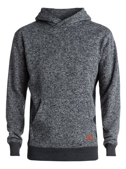 quiksilver, Флисовая худи Keller, DARK GREY HEATHER (ktfh) Keller - Polar Fleece Hoodie EQYFT03660