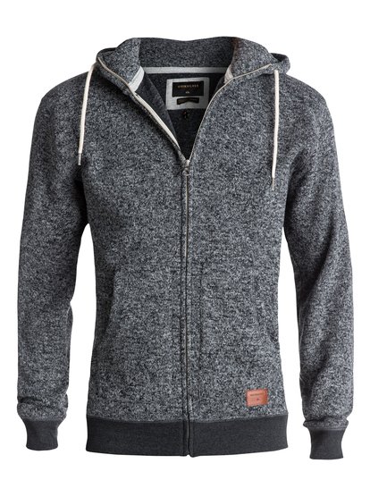 quiksilver, Флисовая худи Keller, DARK GREY HEATHER (ktfh) Keller - Zip-Up Polar Fleece Hoodie EQYFT03661