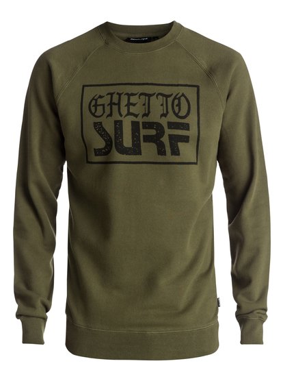 quiksilver, Свитшот Ghetto Surf, OLIVE NIGHT (crh0) Ghetto Surf - Sweatshirt EQYFT03682