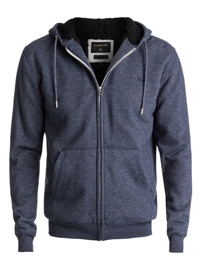 quiksilver, Толстовка на молнии Everyday Sherpa, NAVY BLAZER HEATHER (byjh) Everyday Sherpa - Zip-Up Hoodie EQYFT03695