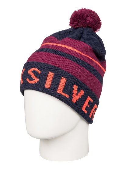 quiksilver, Шапка с помпоном Summit, POMEGRANATE (rzg0) Summit - Bobble Hat EQYHA03029