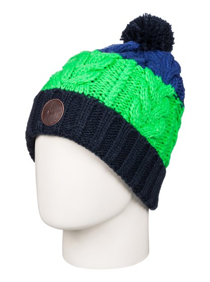 quiksilver, Шапка мужская с помпоном Apex, NAVY BLAZER (byj0) Apex - Bobble Hat EQYHA03033