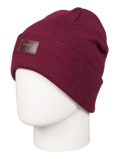 quiksilver, Шапка мужская с отворотом Brigade, POMEGRANATE (rzg0) Brigade - Cuff Beanie EQYHA03038