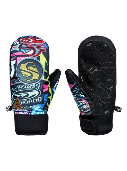 quiksilver, Сноубордические варежки Method, QUIKY PRINT GLOVES (wbk5) Method - Snowboard/Ski Mittens EQYHN03081