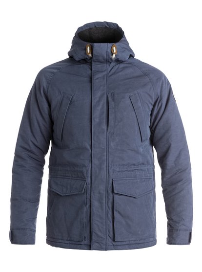 quiksilver, Куртка с утеплителем мужская Sealakes, NIGHTSHADOW BLUE (bpt0) Sealakes - Padded Parka EQYJK03236