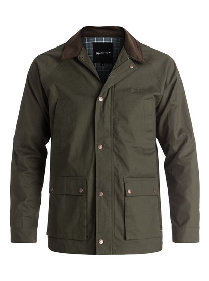 quiksilver, Куртка мужская Full Ban, FOREST NIGHT (csn0) Full Ban - Wax Jacket EQYJK03252