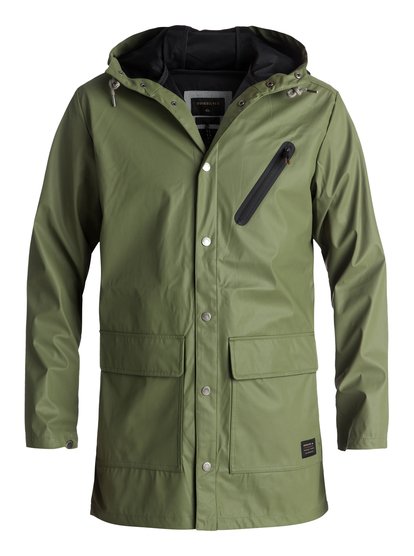 quiksilver, Длинный дождевик Travers Deep, FOUR LEAF CLOVER (gph0) 0 Длинный дождевик Travers Deep EQYJK03309 Quiksilver