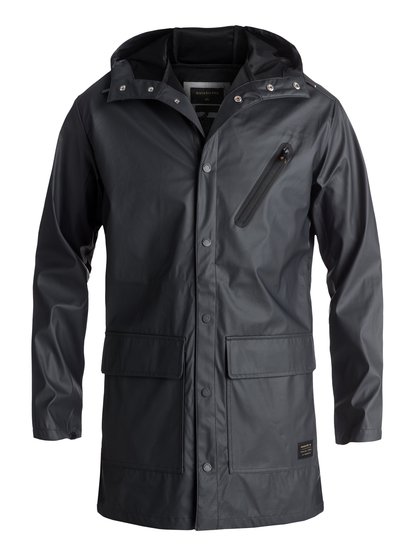 quiksilver, Длинный дождевик Travers Deep, TARMAC (kta0) 0 Длинный дождевик Travers Deep Черный EQYJK03309 Quiksilver