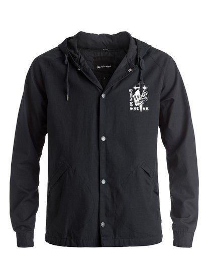 quiksilver, Бейсбольная куртка Hideaway Coach, BLACK (kvj0) Hideaway Coach - Baseball Coach Jacket EQYJK03314