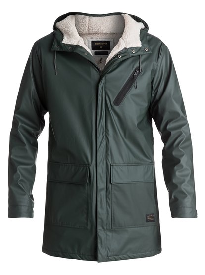 quiksilver, Дождевик Mole Creek, URBAN GREY (krn0) Mole Creek - Water-Repellent Longline Raincoat EQYJK03350