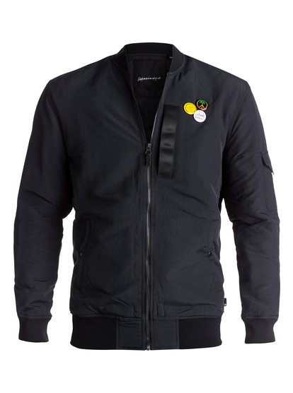 quiksilver, Бомбер Trestles Army, BLACK (kvj0) Trestles Army - Long-Fit Bomber EQYJK03359
