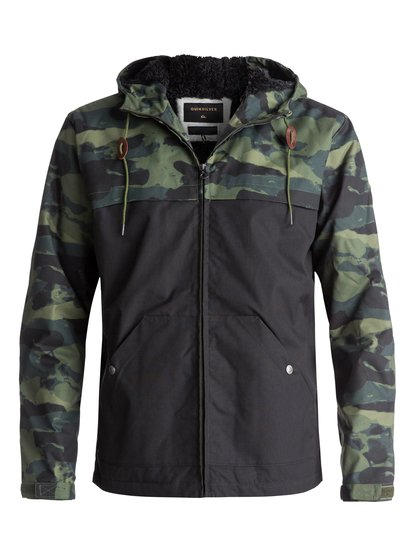 quiksilver, Ветровка Wanna, FOUR LEAF CLOVER RESIN CAMO (gph6) Wanna - Water-Repellent Jacket EQYJK03361