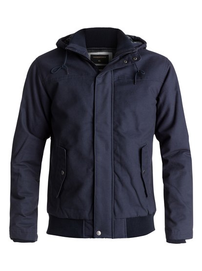 quiksilver, Бомбер Everyday Brooks, NAVY BLAZER (byj0) Everyday Brooks - Water-Repellent Hooded Bomber Jacket EQYJK03365