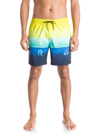 Mens Word Blocked 17 Volley Boardshorts Mens Word Blocked 17 Volley BoardshortsМужские пляжные шорты REPREVE® Word Blocked 17 от Quiksilver. <br>ХАРАКТЕРИСТИКИ: эластичный пояс, технологичный материал REPREVE™ из переработанной синтетики сертифицированного происхождения, длина бокового шва – 43,2 см (17), задний прорезной карман. <br>СОСТАВ: 100% переработанный полиэстер REPREVE®.<br>