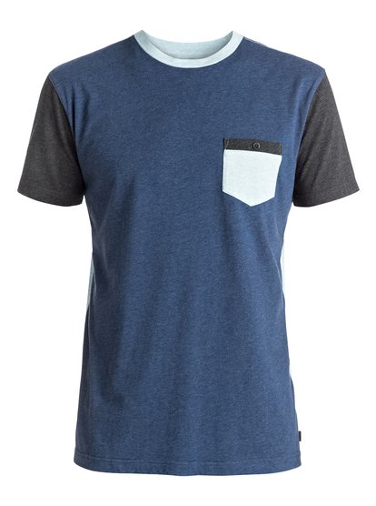 quiksilver, Футболка Baysic, ESTATE BLUE (bsw0) Baysic - Pocket T-Shirt EQYKT03501