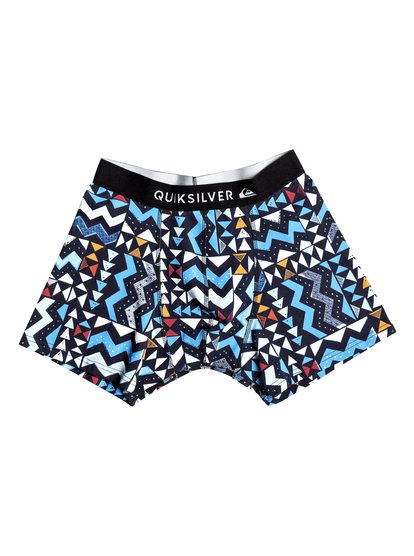 quiksilver, Трусы-боксеры Boxer Poster, VALARTA BLUE TRIBAL TETRIS (byh6) Boxer Poster - Boxer Briefs EQYLW03025