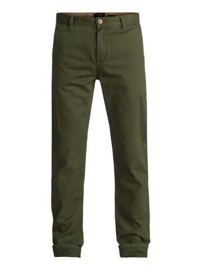 quiksilver, Брюки-чинос Everyday, RIFLE GREEN (gsq0) Everyday - Chinos EQYNP03093