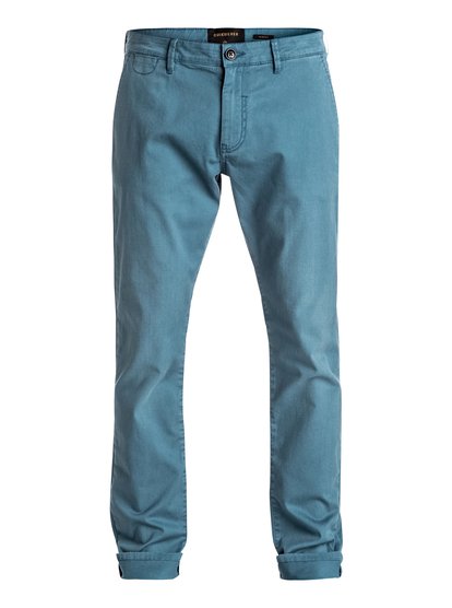 quiksilver, Брюки-чинос Krandy, INDIAN TEAL (bqk0) Krandy - Slim Fit Chinos EQYNP03108