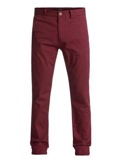 quiksilver, Брюки-чинос Krandy, POMEGRANATE (rzg0) Krandy - Slim Fit Chinos EQYNP03108