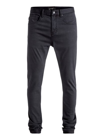 quiksilver, Узкие брюки Low Bridge, BLACK (kvj0) Low Bridge - Slim Skinny Trousers EQYNP03115